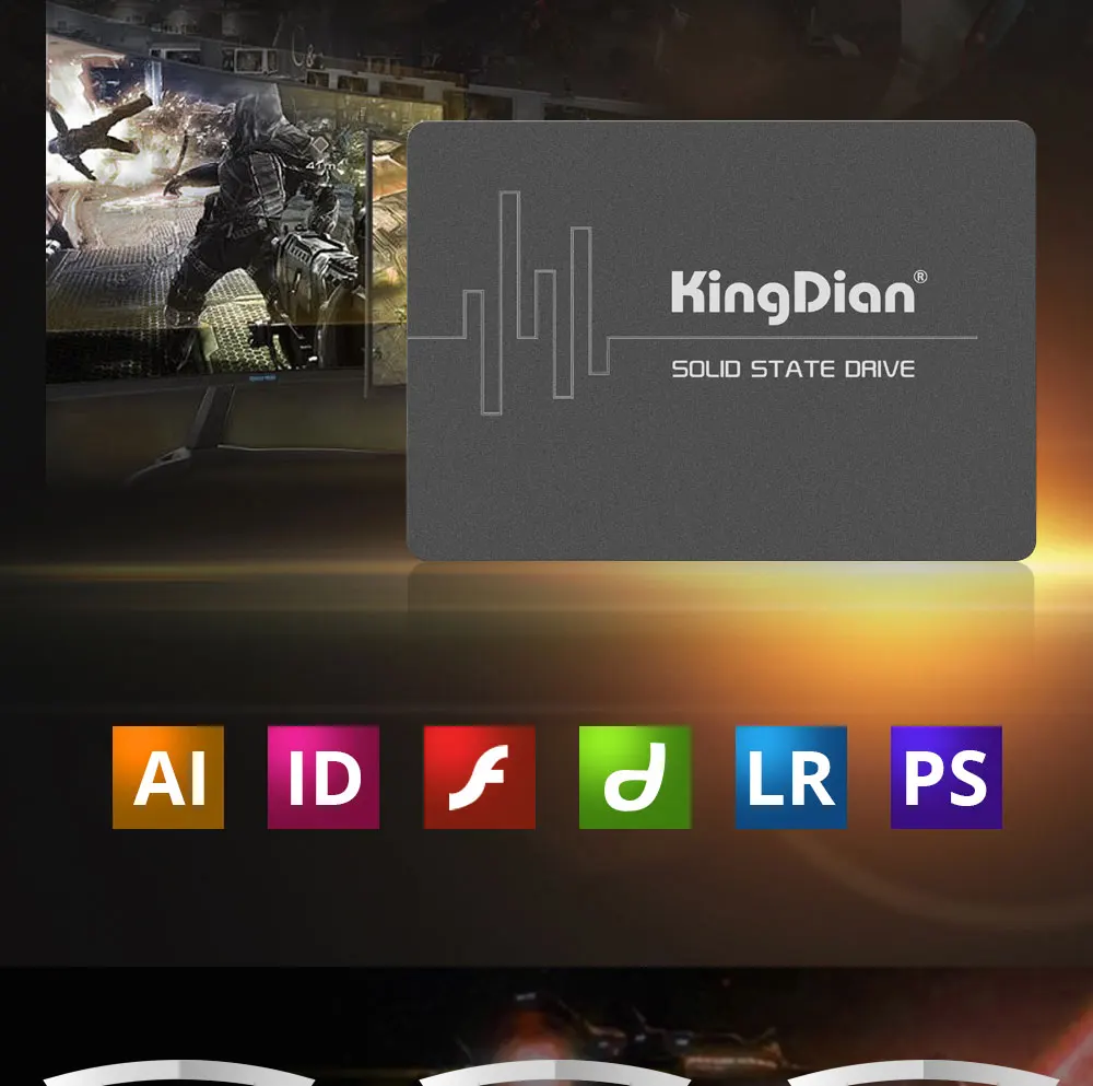 KingDian SSD 1 ТБ 240 gb 120gb 480gb SSD SATA3 2,5 жесткий диск Внутренние твердотельные накопители HD SSD для ноутбука