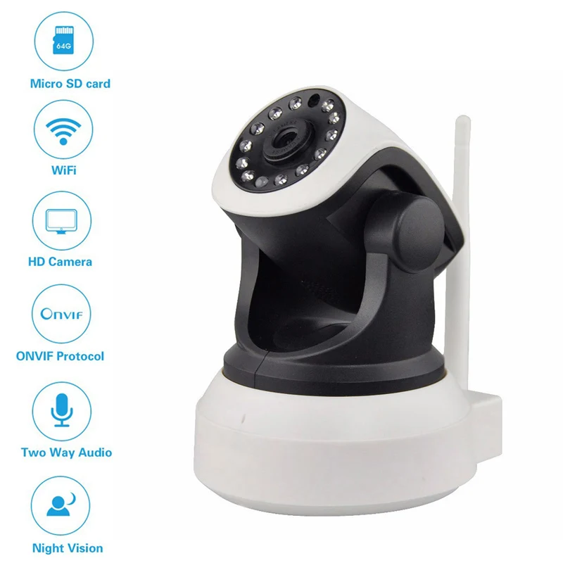 HD 720P 960P Wifi IP Camera Onvif Network CCTV Infrared IR-cut Night Vision Wireless Mini Baby Monitor Surveillance Security Cam xm hd wireless ip camera ir cut night vision audio recording network cctv onvif pan tilt p2p baby monitor wifi home security cam