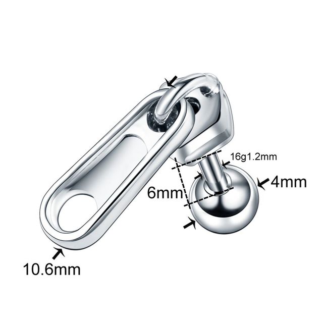 Steel Crystal Flower Ear Cartilage Helix Orelha Ear Stud Tragus Barbell Piercing Labret Lip Rings Sexy Charming Jewelry 16G