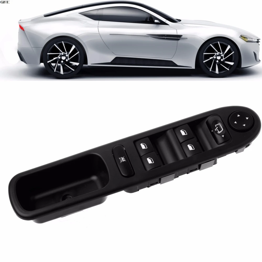 

9 Pins 7 buttons Electric Car Left Front Door Switch Window Control Riser For Peugeot 307 307CC 307SW 2000-2007