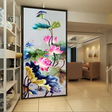 Hand 5D Diy Diamant Malerei Kreuzstich Lotus Diamant mosaik Stickerei Blume Serie Vertikale Druck Zauberwürfel Bohrer