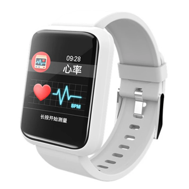 fitness tracker watch with blood pressure and heart rate monitor
