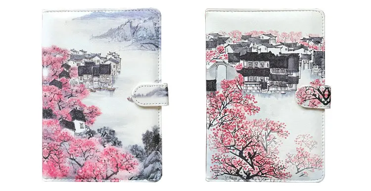 Романтический персиковый блокнот в сетку, скрапбукинг, китайский винтажный органайзер для молочных продуктов, еженедельный ежемесячный органайзер для студентов