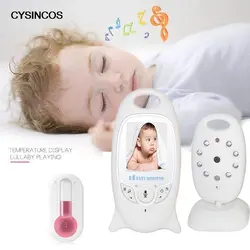 Прямая доставка CYSINCOS монитор видео 2-Way Talk с камерой беспроводной 2,0 "ЖК-дисплей детская Колыбельная температура ночного видения