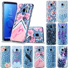 

ZRICKIE 3D Diamond Emboss Phone Case For Samsung Galaxy Note 9 TPU Soft Transparent Cover For Samsung S8 S9 Plus Note 9 Coque