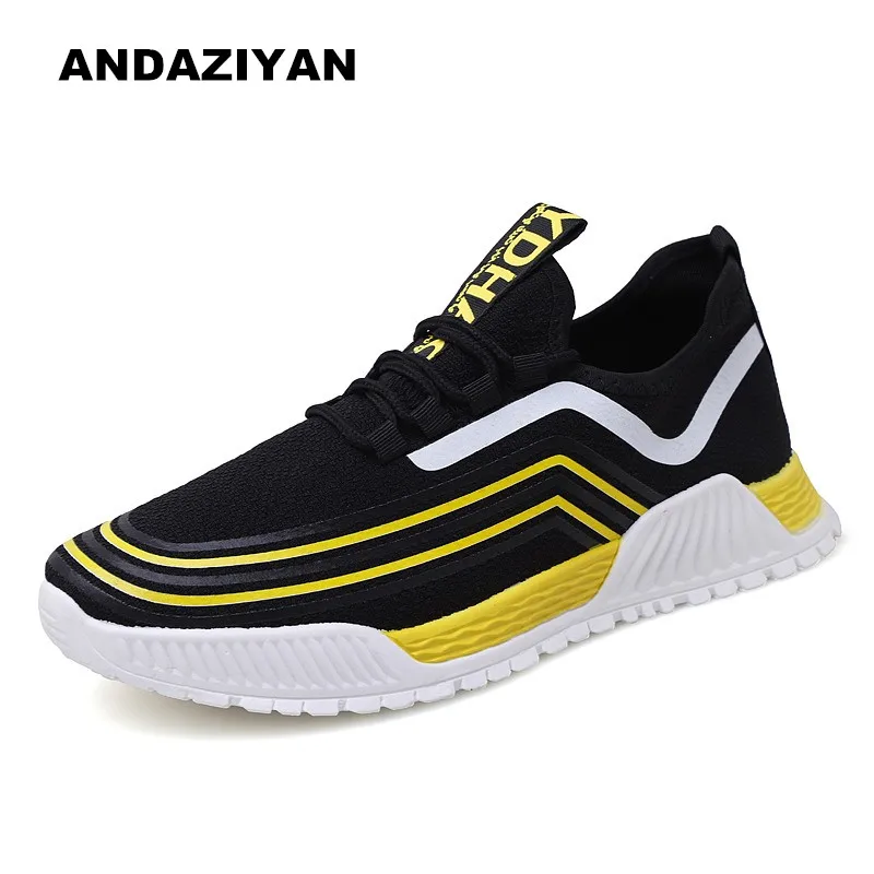 

Men shoes summer 2019 new flying woven mesh breathable deodorant trend casual net red fashion shoes