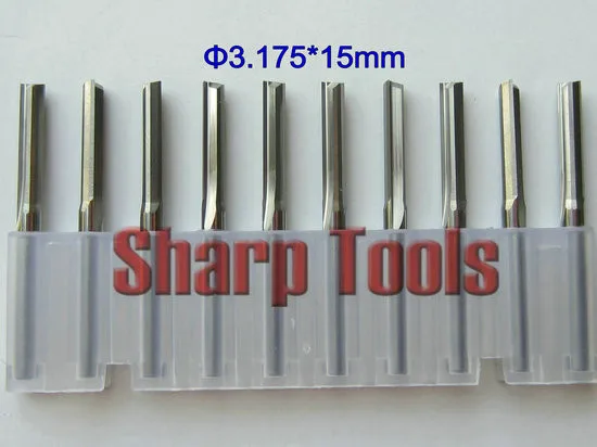 НАБОР КОНЦЕВЫХ ФРЕЗ из вольфрама 3 175 мм 8 52 мм|tool for milling|cnc wood tools2 flute |