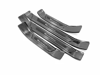 

Stainless Steel Scuff Plate Door Sill Cover Trim For Hyundai Tucson 2015 2016 2017 2018 2019 Car Accessories Car Styling Parts