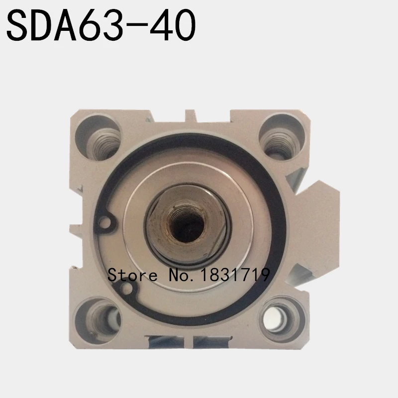 

SDA63-40 thin cylinder Series 63mm Bore 40mm Stroke SDA63*40 Aluminium alloy cylinder SDA63x40
