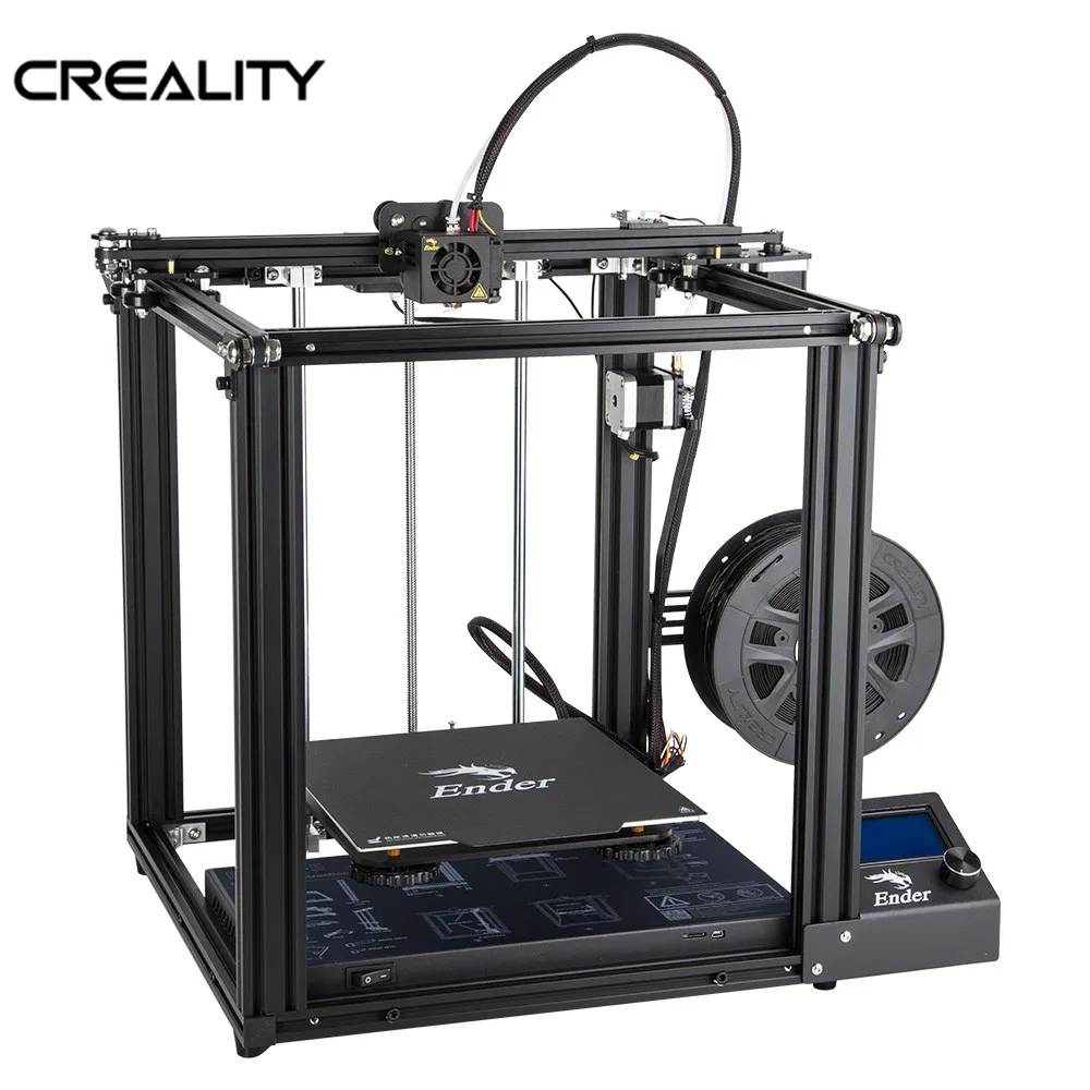 

Original CREALITY 3D Ender-5 Printer Dual Y-Axis Core-XY Enclosed Structure V1.1.4 Mainboard Built-in brand power supply