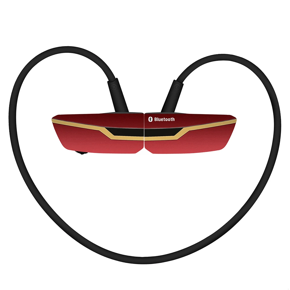 

Neckband On-ear Headphone Stereo Sport Headset Wireless Bluetooth Earphone Headphone For Phone Iphone Waterproof Hands Free