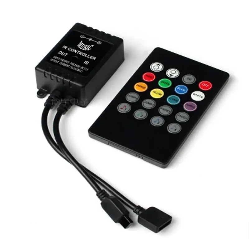 LED Music IR Controller 12V 6A 20 Keys IR Remote Controllers for 3528