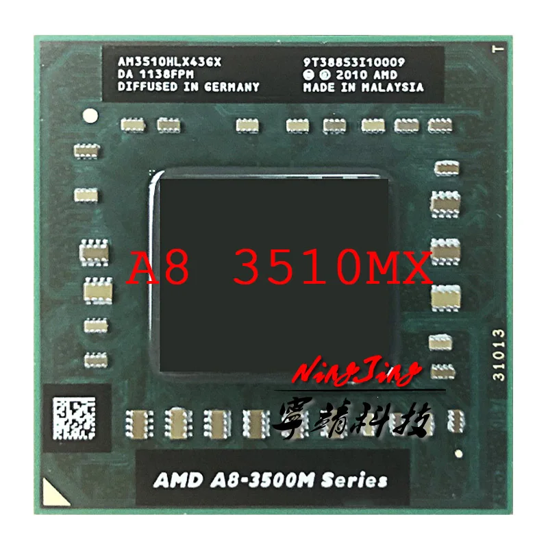 AMD A8-Series A8-3510MX A8 3510 M X 1,8 GHz четырехъядерный процессор AM3510HLX43GX разъем FS1