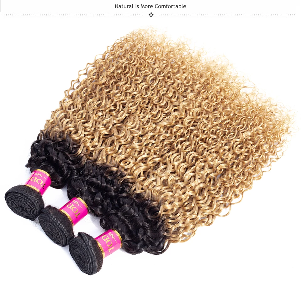 kinky curly bundles with frontal