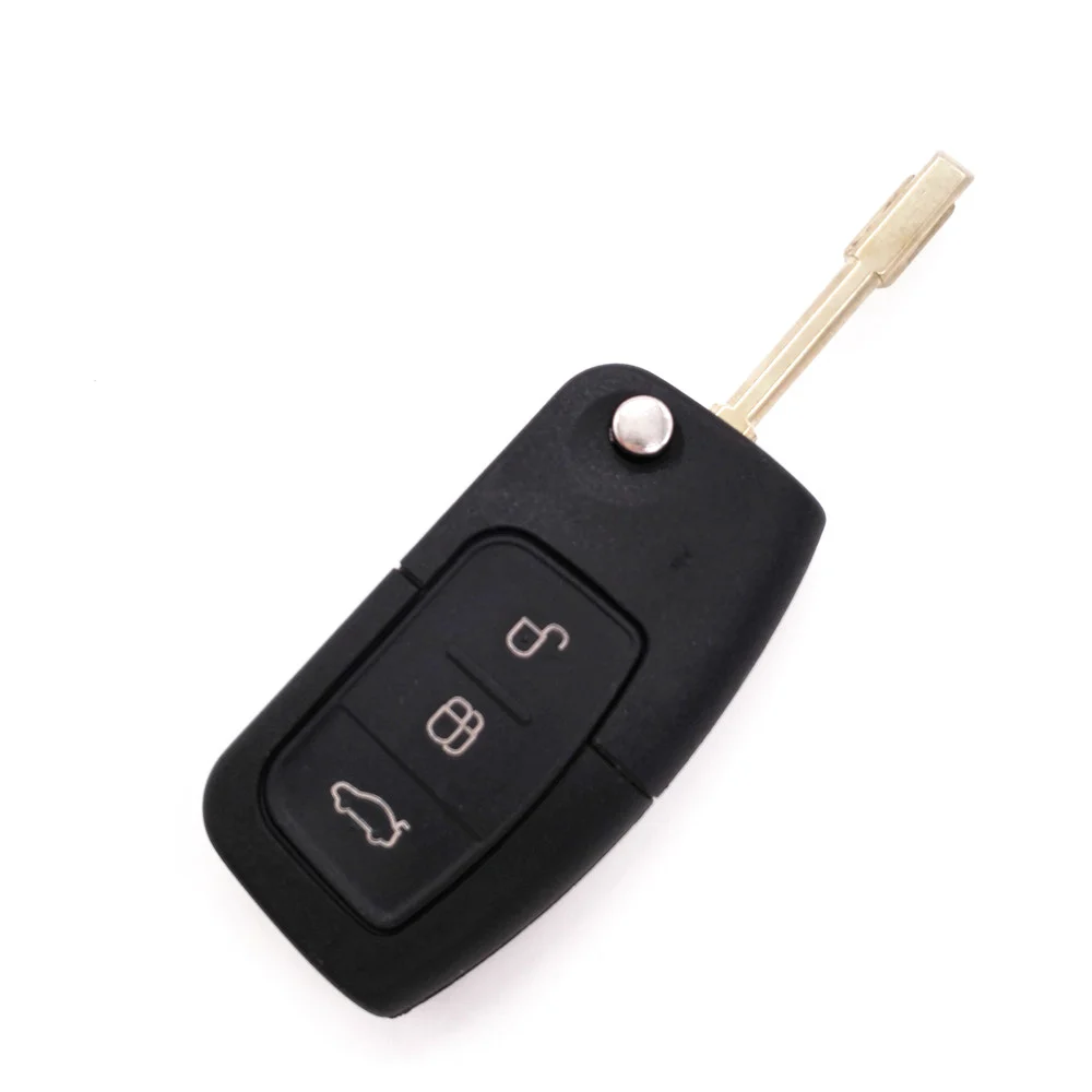 HKCYSEA 3 Button Replacement Flip Folding Remote Key Cover Fob Case for Ford Mondeo Car Shell | Автомобили и мотоциклы