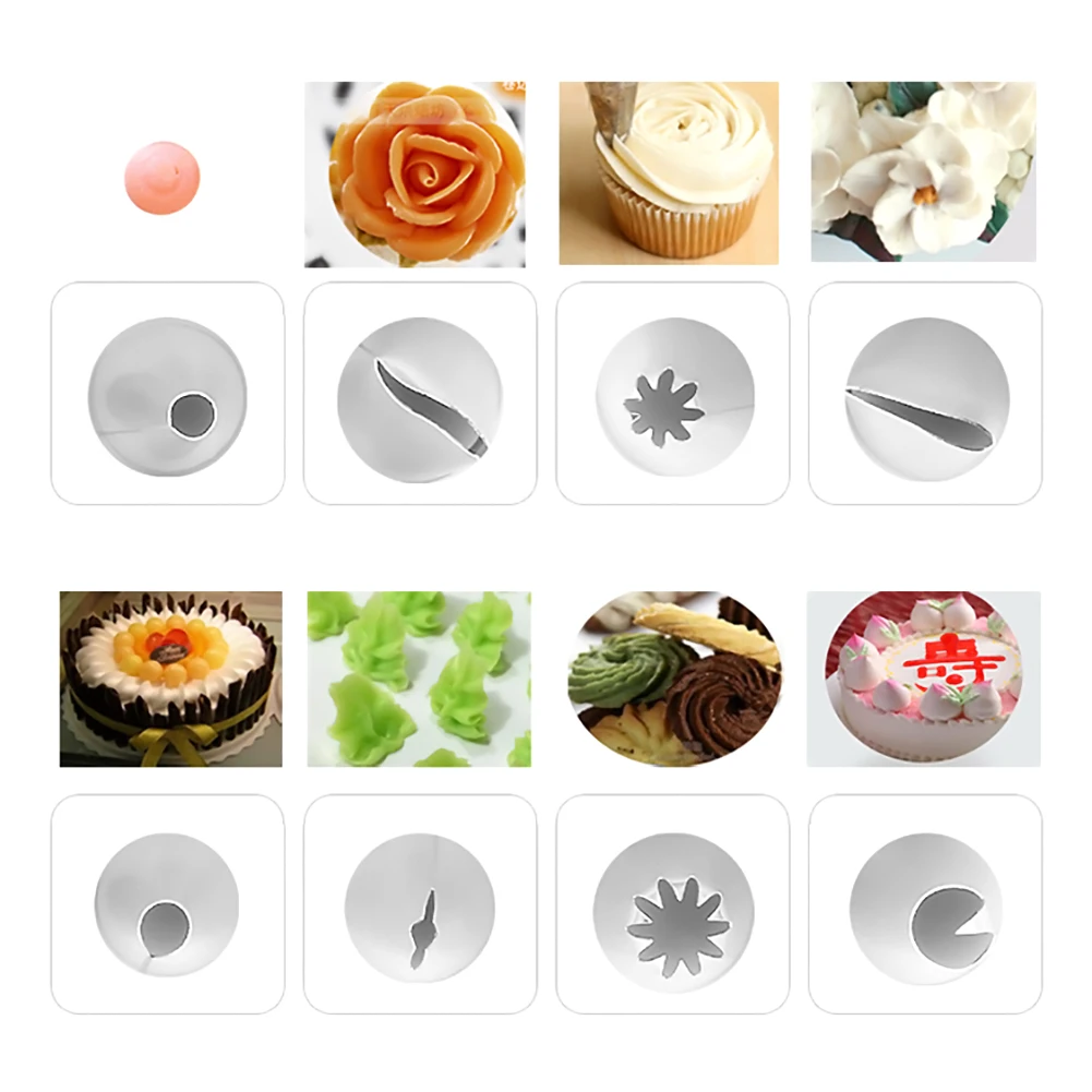 51 шт./компл. украшения для десерта силиконовые глазировки Крем кондитерский мешок+ 48 Нержавеющая сталь комплект насадок насадки для украшения тортов «сделай сам»