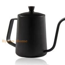 Высокое качество 600 мл vitange дизайн тефлон нержавеющая сталь Кофе Инструменты эспрессо кувшин gogseneck носик чайник кофе капельница кафе