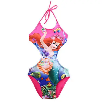Girls Halter Tankini Swim Suit Swimwear Swimming Costume Bathing Ages 0-14 Yrs 