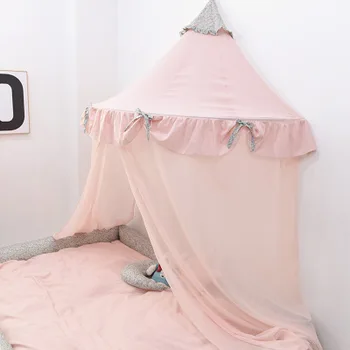 baby mosquito net Summer Mesh Dome Bedroom Curtain Nets Newborn Infants Portable Canopy Kids Bedroom decoration elegant hung dome mosquito nets for summer polyester mesh fabric home textile wholesale bulk accessories supplies products