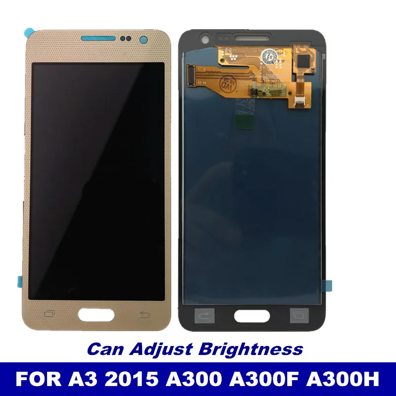 Для Samsung Galaxy A3 2015 A300 A300H A300F телефон ЖК дисплей с сенсорным экраном для A3000 полный