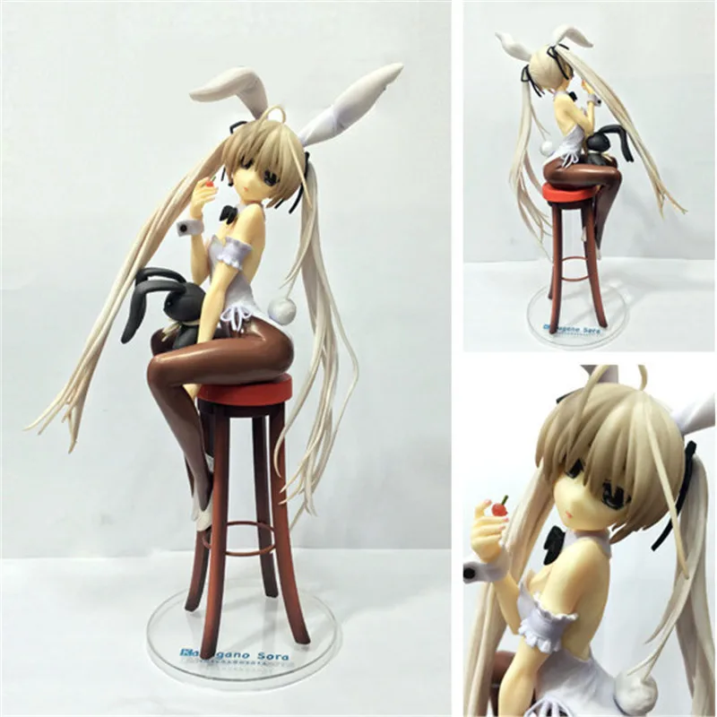 

Japan Anime Sexy Girl Figuras Yosuga no Sora Kasugano Rabbit Girl 1/7 Scale Pre-painted Action Figure Model Toys Dolls Gift 22cm
