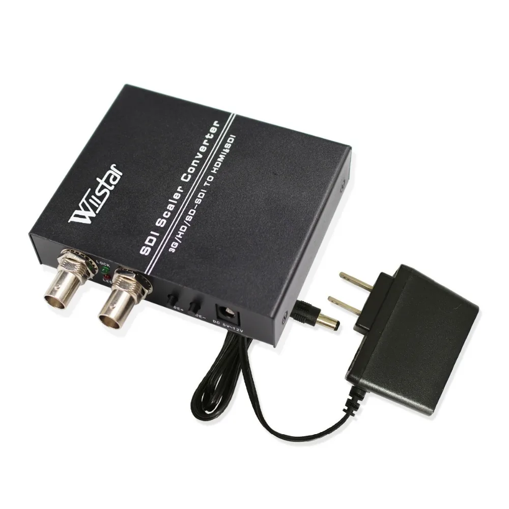 wiiistar sdi para hdmi scaler bnc para hdmi conversor com sdi loop suporte sd hd