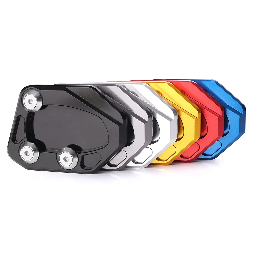 CNC Motorcycle Side Stand Kickstand Enlarge Plate Pad Base for LIFAN KPR150 KPR 150 Aluminum Alloy Motorbike Spare Parts Accessories