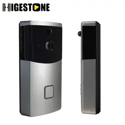Higestone смарт-видео wifi дверной звонок беспроводной со встроенной картой TF 8 Гб наружное кольцо звонок батарея монитор просмотра ИК ночного