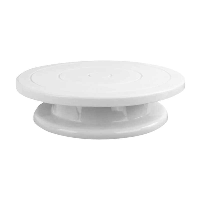 

DIY Pan Baking Tool Food grade Plastic Cake Plate Turntable Kitchen Cake shop Anti-skid Round Cake Stand Cake Decorating Rotary