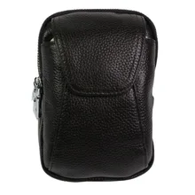 Новая мода для мужчин высокого качества из натуральной кожи воловьей кожи чехол для телефона поясная сумка кошелек поясная сумка портсигар