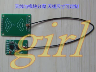 

RC522 RFID card module | IC card read and write |13.56MHz| RF induction antenna separation