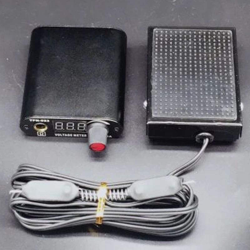Royun Black LED Screen Mini Tattoo Machine Power Supply With Combine Foot Pedal Clip Cord | Красота и здоровье