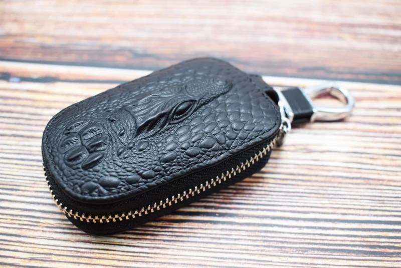 Etaofun,, крокодиловый стиль, автомобильный держатель для ключей, высокое качество, натуральная кожа, чехол для ключей для женщин, ключница, роскошный мужской кошелек для ключей