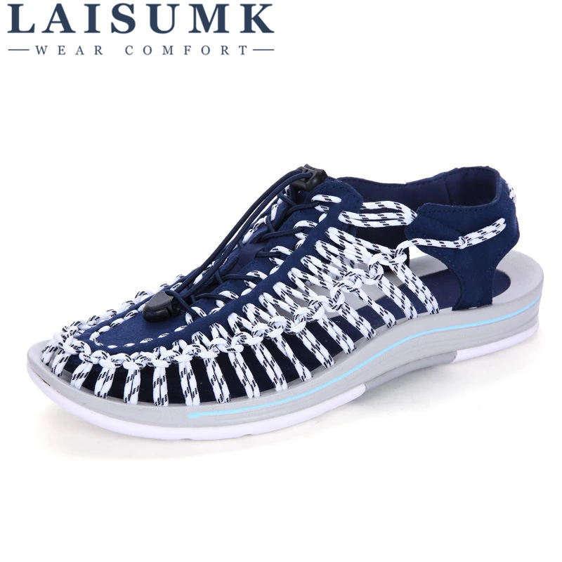 

2019 LAISUMK New Arrived Summer Sandals Men Shoes Quality Comfortable Men Sandals Fashion Design Casual Men Sandals Shoes