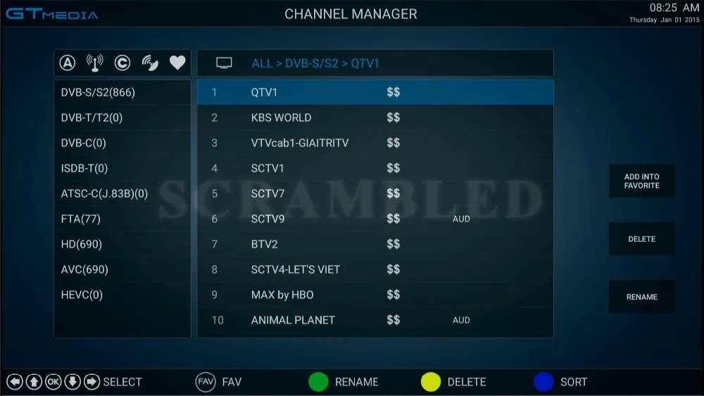 [Подлинный] GTMedia GTC-цифра спутниковый телевизионный ресивер DVB-S2/C/T2 ISDB-T Amlogic S905D android 6,0 ТВ контейнер под элемент питания 2 Гб Оперативная память 16 Гб Встроенная память BT4.0