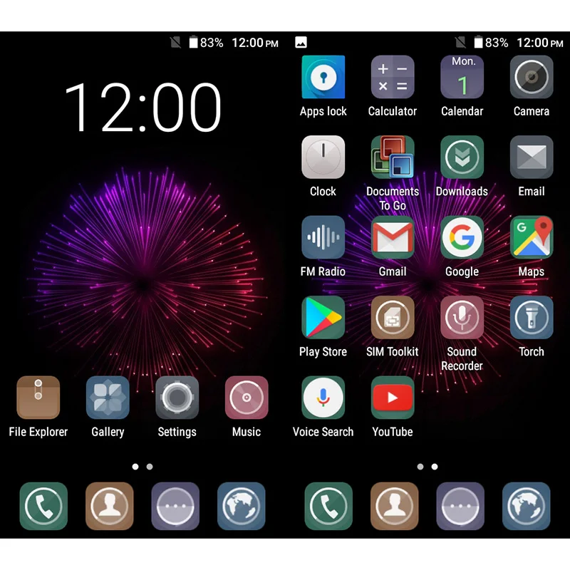 HOMTOM HT26 MTK6737 Quad Core Smartphone Android 7.0 4.5 Inch HD Screen Cell Phone 2300mAh 1GB RAM 8GB ROM Unlocked Mobile Phone