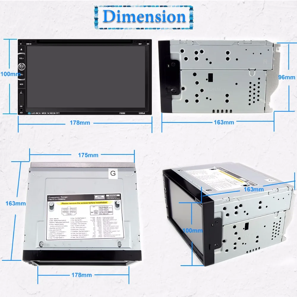 Flash Deal Car Radio 2 Din Car GPS Navigation Autoradio auto radios DVD Car Multimedia Player Subwoofer Touch Screen Rear view camera 17