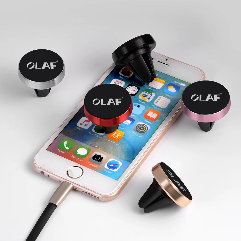 OLAF Universal Mini Car Phone Holder 360 Degree Rotatable Magnetic Air Vent Mount Car Holder Magnetism Mobile Phone Holder (1)