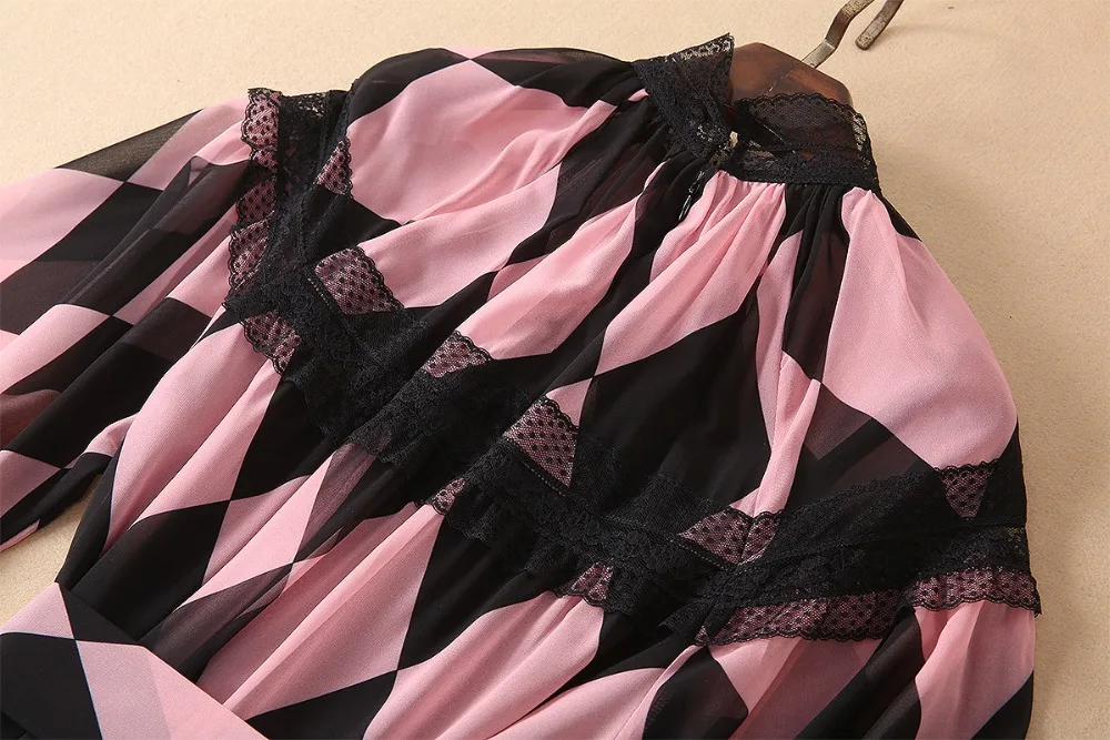 Летнее дизайнерское платье для подиума, женское платье для отпуска, в богемном стиле, с коротким рукавом, розовое клетчатое Плиссированное шифоновое макси платье Vestidos