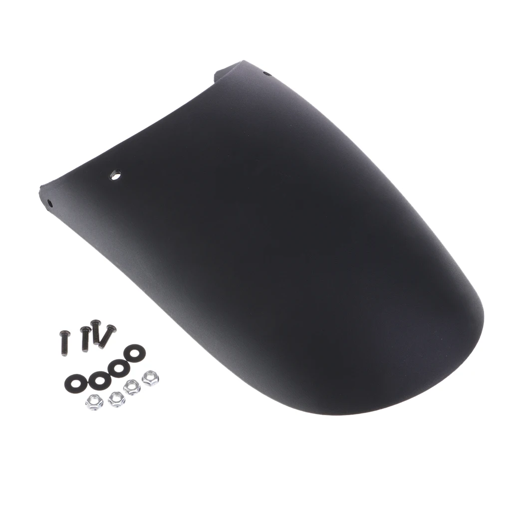 Universal Motorcycle Fender Extender / Front Mudguard Extension for Motorcycle Extenda Fenda (Black)
