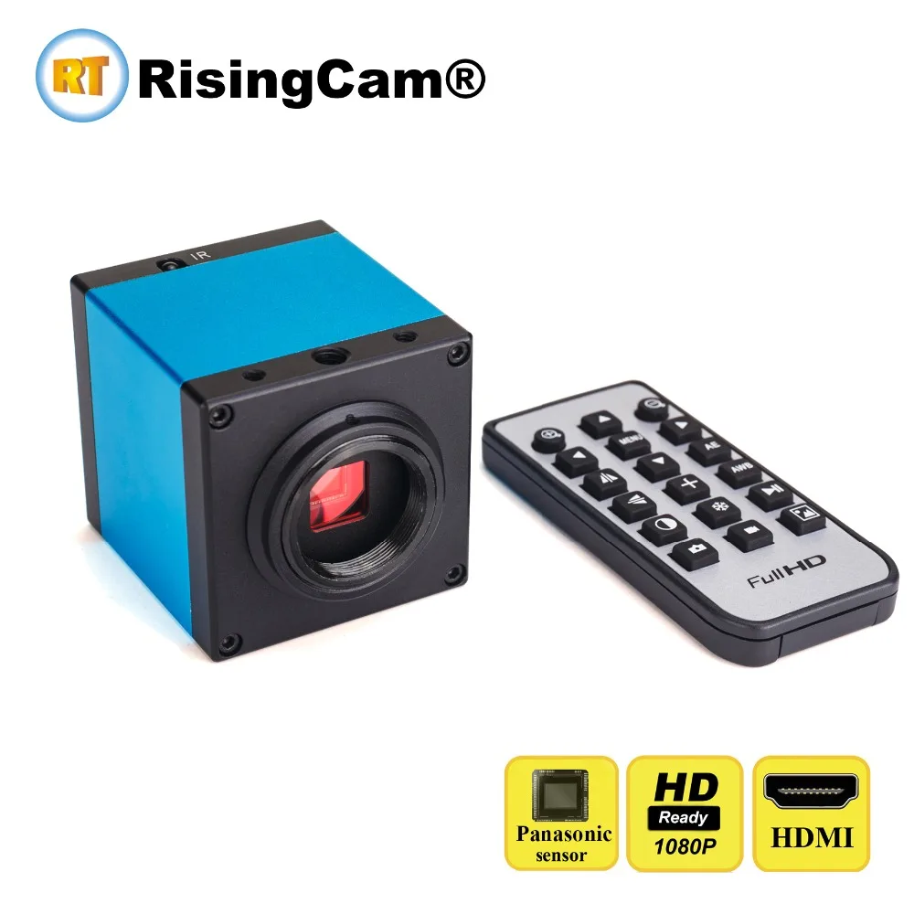 

Remote Control Full HD 1080P 16MP HDMI USB C Mount Digital Video Microscope Camera For industrial PCB Repair