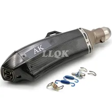carbon fiber exhaust pipe Akrapovic motorcycle exhaust pipe muffler For SUZUKI GSXR GSXR600 GSXR1000