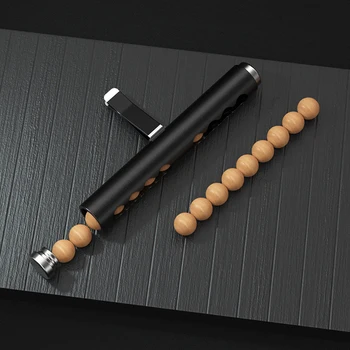 

Natural Wooden Beads Car Air Freshener Alloy Automobiles Outlet Perfume Clip Aroma Smell Diffuser Auto Air Purifier Accessories