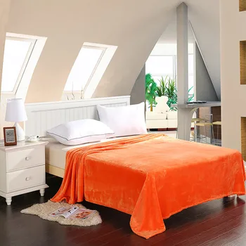 

TO ON FOR THE SOFA BED ORANGE YELLOW CUTE BLANKETS my neighbor golden bedspread room bedroom BLANKET super soft in a bag
