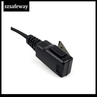 עבור baofeng uv 2pcs / הרבה שתי דרך earhook אוזניות האוזנייה רדיו עם PPT ו מיקרופון עבור Baofeng הרדיו UV-5R שתי סיכות משלוח חינם (3)