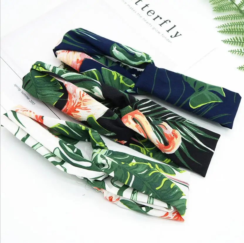 

Korea Women Summer Fashion Cross Turban Headband Girls Hair Head Bands Wrap Accessories For Women Scrunchy Headdress Hairband