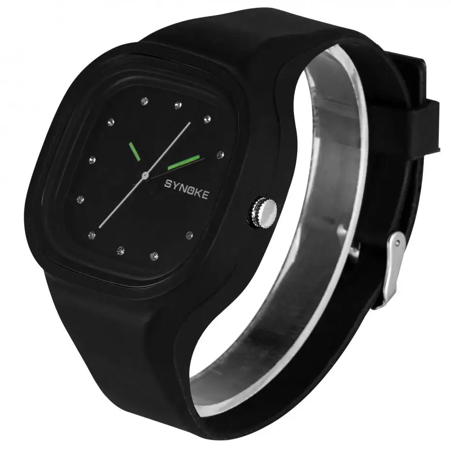 

2016 New SYNOKE Sports Wristwatches Brand Watches Men Quartz Women Children Fashion Watches Silicone Watchband Leisure Clock