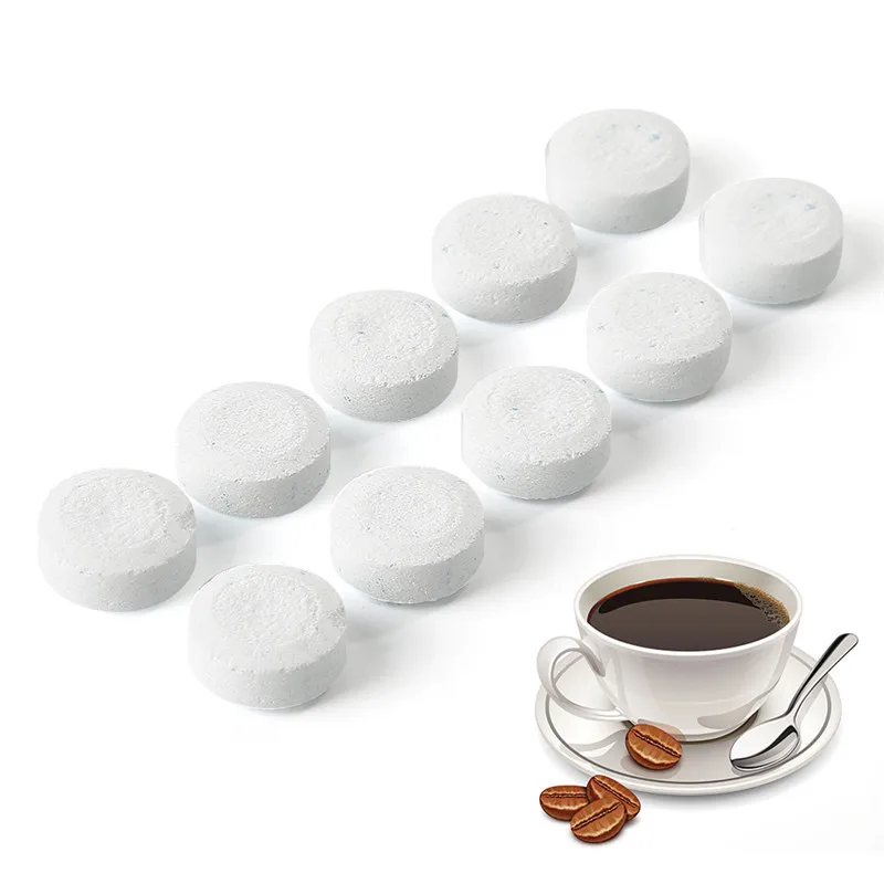

Dropship 10PC/Pack Espresso Coffee Machine Cleaning Tablet Effervescent Tablet Descaling Agent Kitchen Accessories cleaning spot