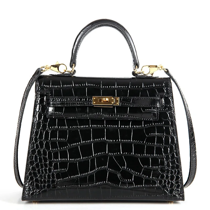 

MUPO Brand Women Luxury Genuine Cow Leather Crocodile Pattern Bag Fashion Lady Shoulder Bag Handbag 15061808 2017 New