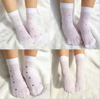 

10pairs/lot summer fashion Stocking Children girls Stockings girl Velvet thin Stocking 6kinds 1-18years high elastic TZ05